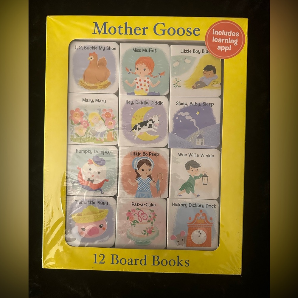 🎁 Mother Goose nursery books early reading baby gift favorites, reading  🎁